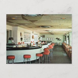 Retro Bermuda Room Bar Vintage Postcard