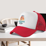 Retro Best Grandpa By Par Custom Fathers Day Trucker Hat<br><div class="desc">Retro Best Grandpa By Par design you can customize for the recipient of this cute golf theme design. Perfect gift for Father's Day or grandfather's birthday. The text "GRANDPA" can be customized with any dad moniker by clicking the "Personalize" button. Can also double as a company swag if you add...</div>