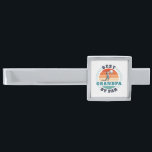 Retro Best Grandpa By Par Fathers Day Custom Silver Finish Tie Bar<br><div class="desc">Retro Best Grandpa By Par design you can customize for the recipient of this cute golf theme design. Perfect gift for Father's Day or grandfather's birthday. The text "GRANDPA" can be customized with any dad moniker by clicking the "Personalize" button above.</div>