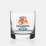 Retro Best Grandpa By Par Fathers Day Personalized Whiskey Glass<br><div class="desc">Retro Best Grandpa By Par design you can customize for dad,  grandpa,  stepdad,  or husband of this cute golf theme design. Perfect gift for Father's Day or grandfather's birthday. The text "GRANDPA" can be customized with any dad moniker by clicking the "Personalize" button.</div>