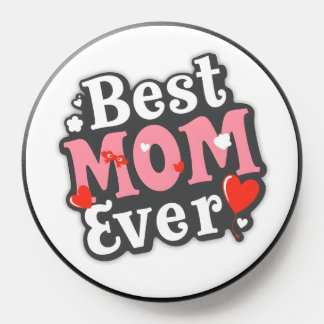 Retro Best Mom Ever! Pop Socket – Mother's Day