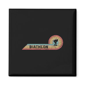 Retro Biathlon Vintage Player Film Strip  Magnet