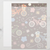 Retro Bicycle and Flowers (Front/Back)