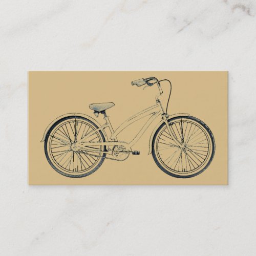 retro bicycle business card template