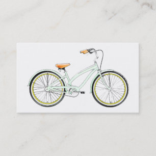 retro bicycle business card