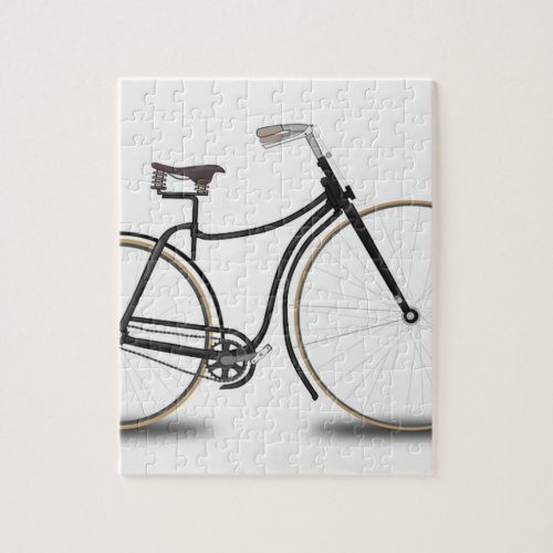 Retro bicycle jigsaw puzzle