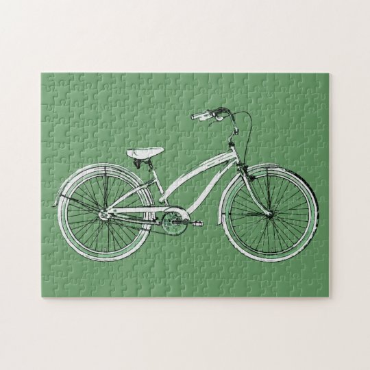 retro bicycle jigsaw puzzle