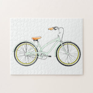 retro bicycle jigsaw puzzle