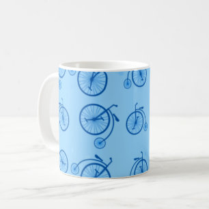 Retro Bicycle Pattern Coffee Mug