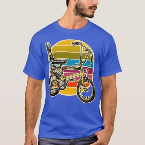 Retro Bicycle Vintage 70s Banana Seat Bike  T_Shirt