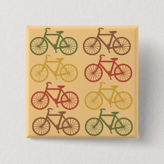 Retro Bicycles Button