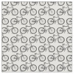 Retro Bicycles Fabric Pattern with CUSTOM BG COLOR