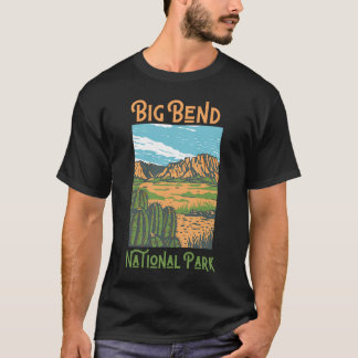Retro Big Bend National Park Vintage Texas T-Shirt