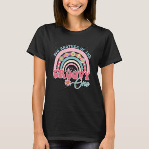 Retro Big Brother Of Groovy One Matching Family 1s T-Shirt