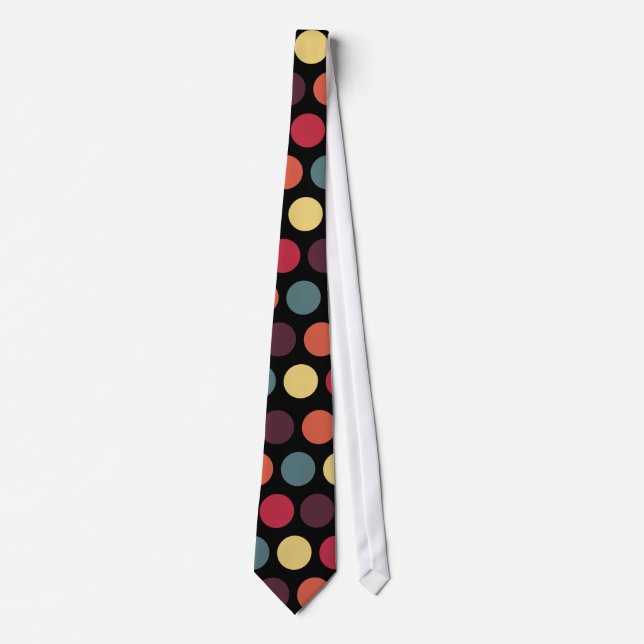 Retro Big Dots Party tie (Front)