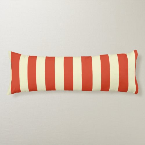 Retro Big Top Striped Body Pillow