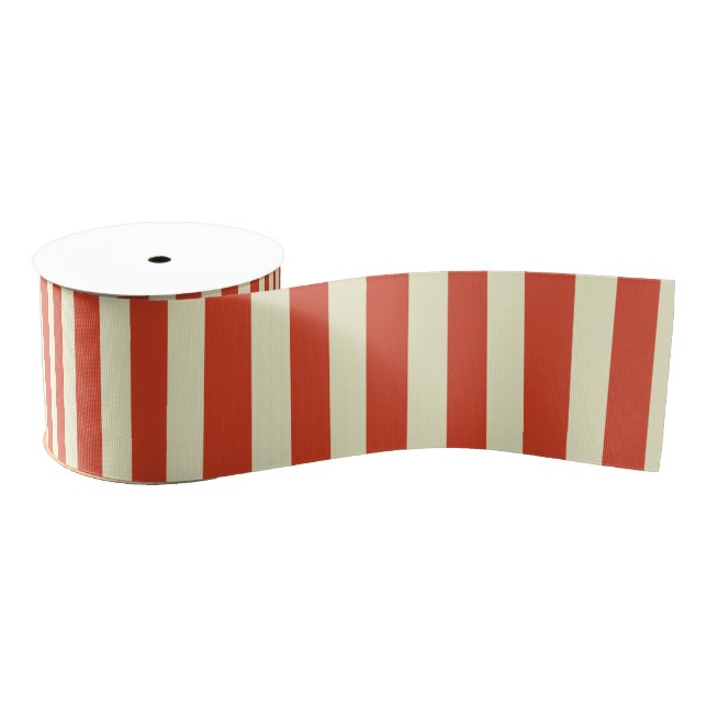 Retro Big Top Striped Ribbon (Spool)