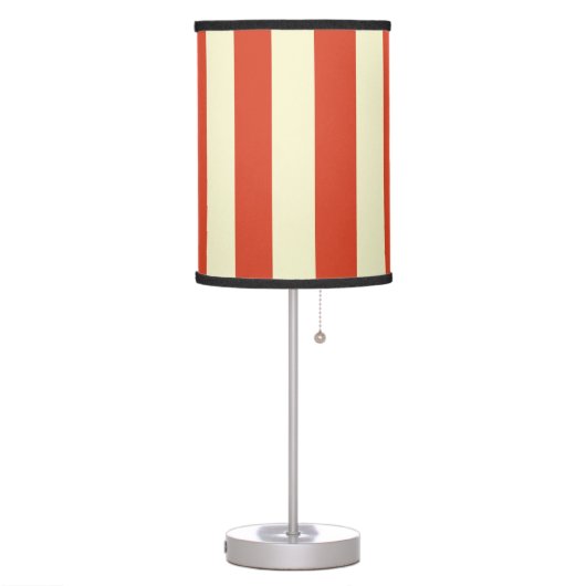 Retro Big Top Striped Table Lamp (Left)