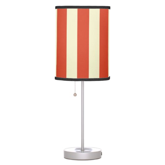 Retro Big Top Striped Table Lamp (Right)