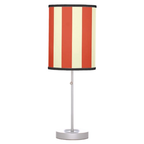 Retro Big Top Striped Table Lamp