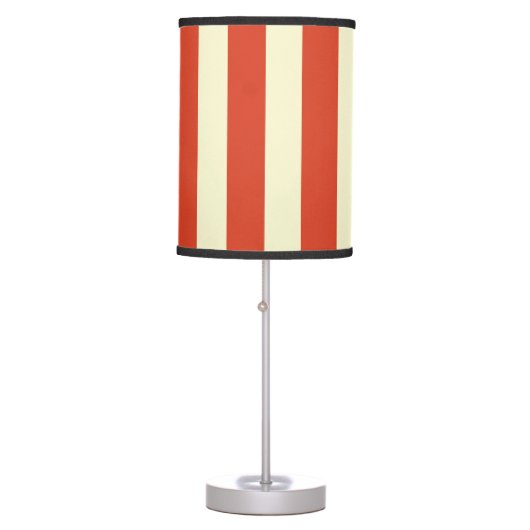 Retro Big Top Striped Table Lamp (Front)