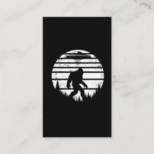 Retro Bigfoot Alien Abduction Ufo Fan Business Card