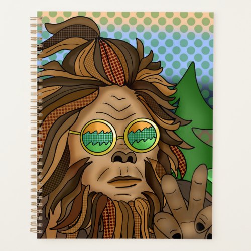 Retro Bigfoot  Pop Art Sasquatch Planner