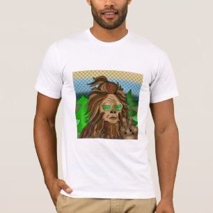 Retro Bigfoot   Vintage Colors Sasquatch Pop Art T-Shirt