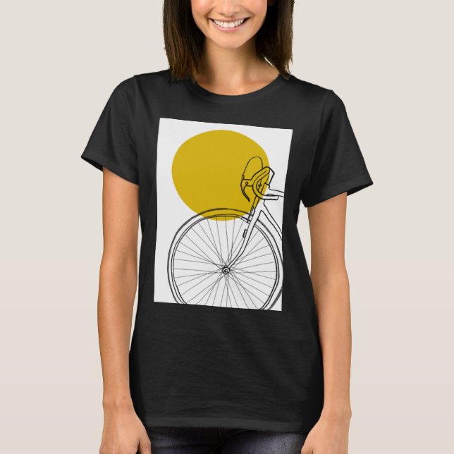 Retro Bike Sports Fitness Work Out Training T-Shirt (Front)