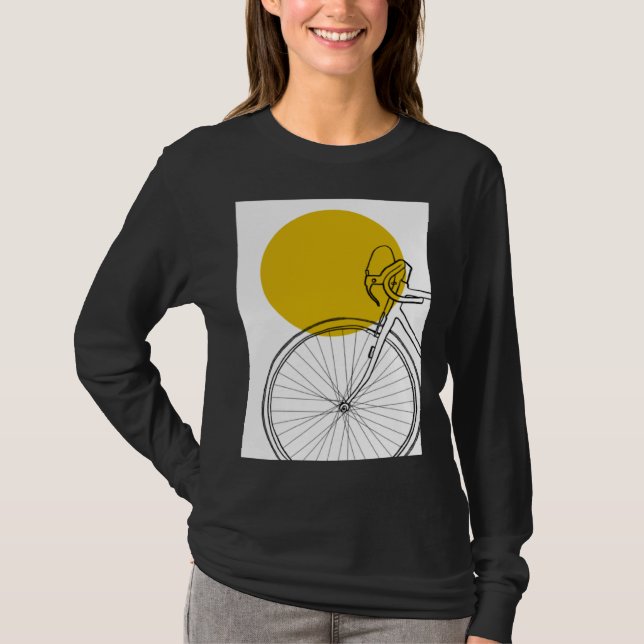 Retro Bike Sports Fitness Work Out Training T-Shirt (Front)