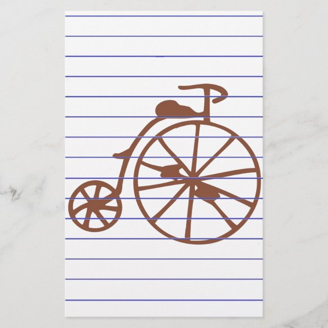 Retro Bike Stationery (Front)