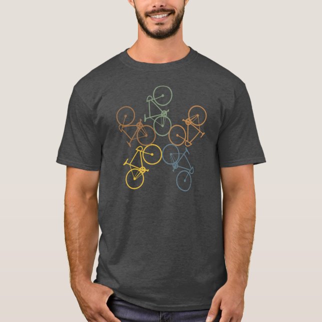 Retro bike t-shirt (Front)