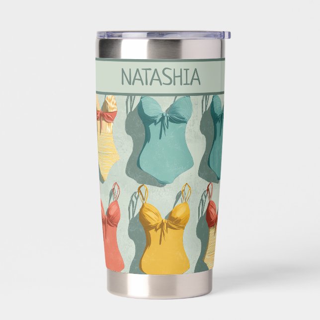 Retro Bikini  Insulated Tumbler (Left)