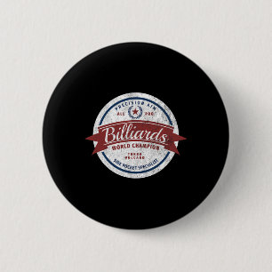 Retro Billiards World Champion “side Pocket Specia Button