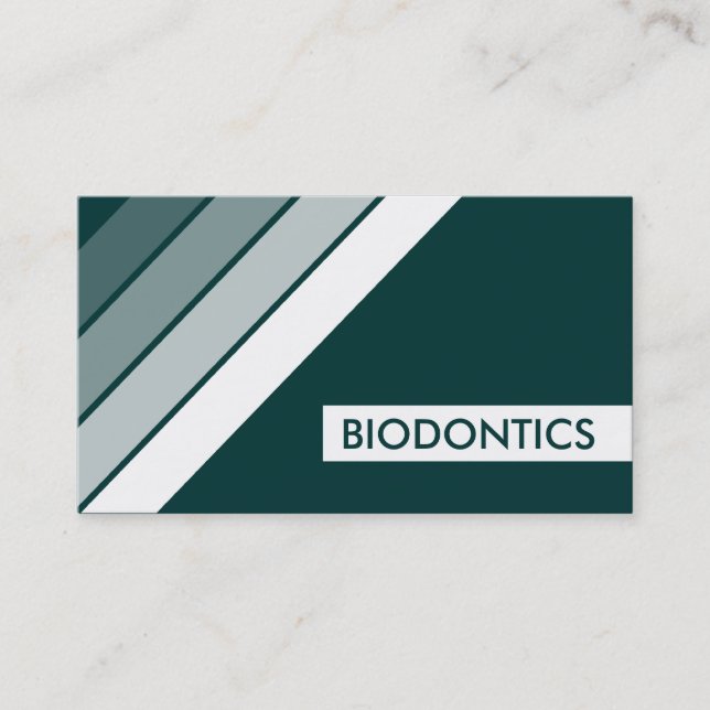 retro BIODONTICS Business Card (Front)