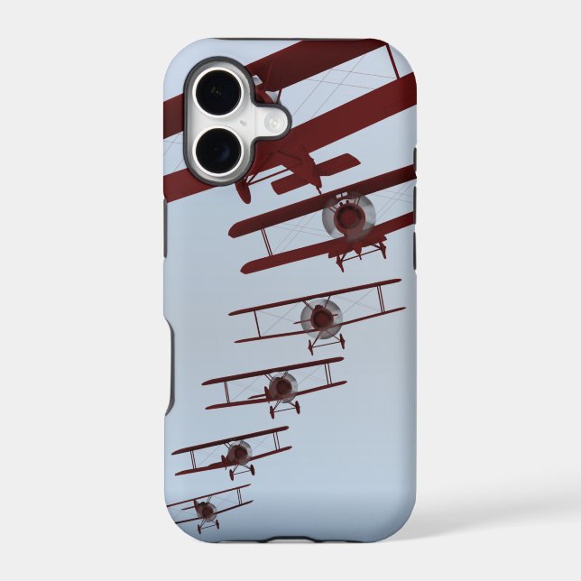 Retro Biplane Iphone Case (Back)