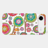 Retro bird pattern illustration Case-Mate iPhone case (Back (Horizontal))