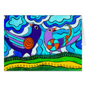 Retro Birds Cards (Front Horizontal)