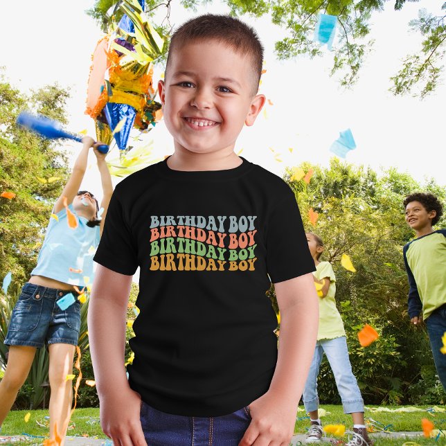 Retro Birthday Boy T-Shirt (Creator Uploaded)