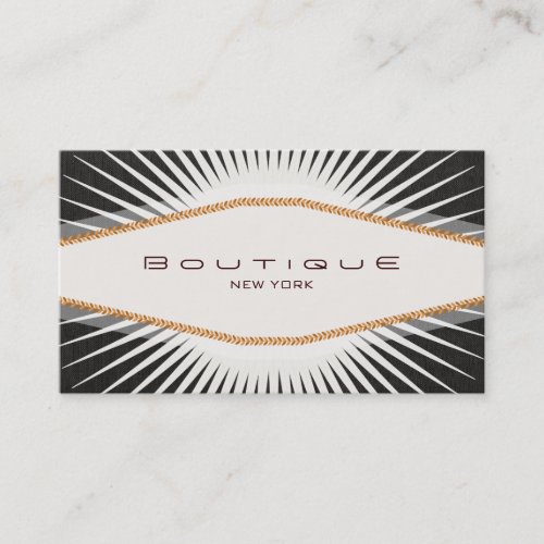 Music and Entertainment  Retro Black and White Business Card Template