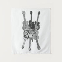 Retro black and white guitars for guitarists