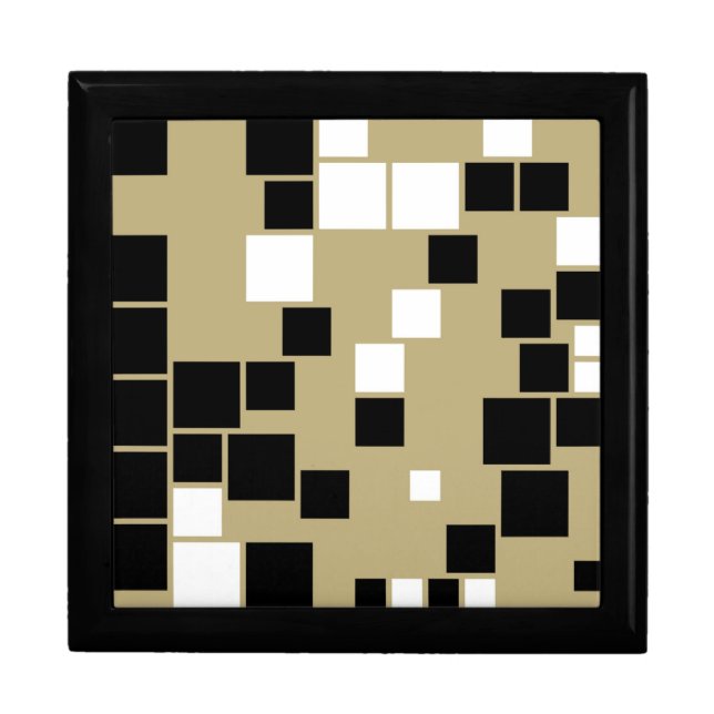 Retro Black and White Pattern Gift boxes (Front)