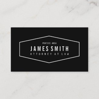 Retro Black and White Professional Attorney