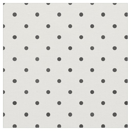 Retro black and white small polka dots pattern fabric