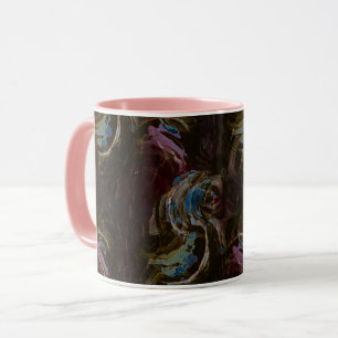 Retro Black Atomic Abstract Mug