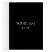 Retro black cat party drawing (Inside (Right))