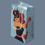 Retro Black Cat Small Gift Bag