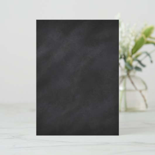 Retro Black Chalkboard Texture (Standing Front)