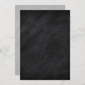 Retro Black Chalkboard Texture (Front/Back)