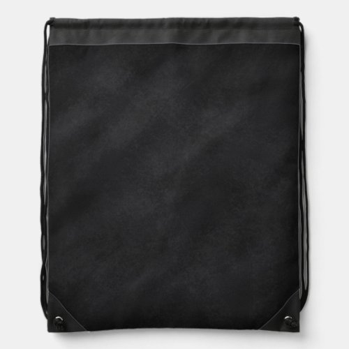 Retro Black Chalkboard Texture Drawstring Bag